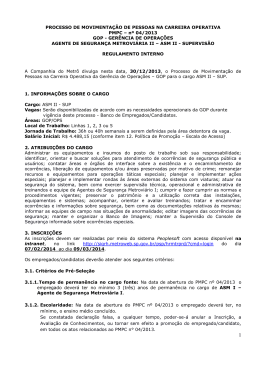 AGENTE DE SEGURAN&Ccedil;A METROVI&Aacute;RIA II