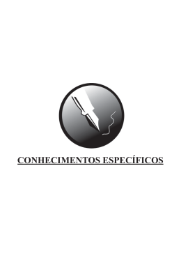 CONHECIMENTOS ESPECÍFICOS