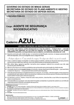 Agente de Seguran&ccedil;a Socioeducativo
