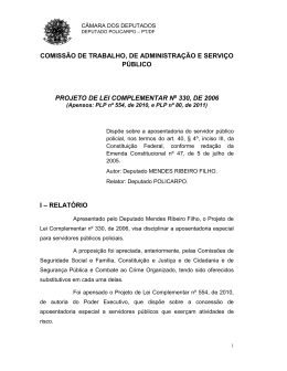 Parece - C&acirc;mara dos Deputados