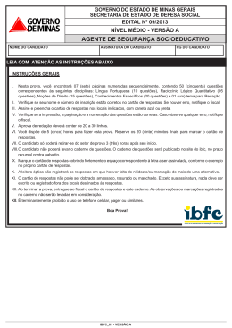 AGENTE DE SEGURAN&Ccedil;A SOCIOEDUCATIVO