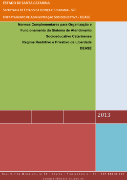 Normas Complementares - Tribunal de Justiça de Santa Catarina