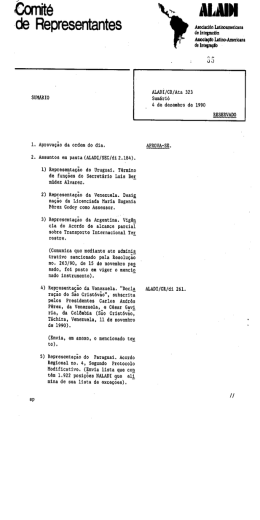 ATA DA 323ª SESSÃO DO COMITÊ DE REPRESENTANTES