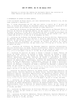 Lei 18.802 - 31 de Dezembro de 2010