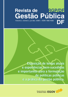 RGP-DF 3 - Escola de Governo