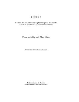 Scientific Reports 2003-2005 - CEOC