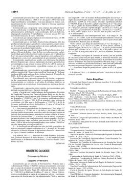 Despacho n.º 9081/2014 - Instituto Nacional de Saúde Dr. Ricardo