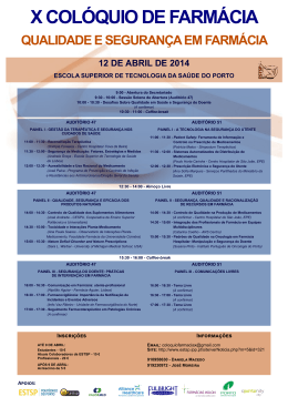 X COL&Oacute;QUIO DE FARM&Aacute;CIA