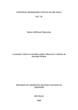 PONTIF&Iacute;CIA UNIVERSIDADE CAT&Oacute;LICA DE S&Atilde;O PAULO PUC