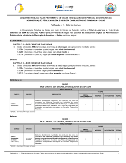 Retifica&ccedil;&atilde;o