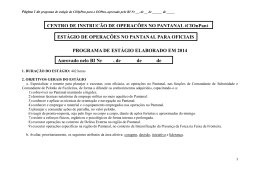 Aprovado pelo BI Nr , de de de CENTRO DE INSTRUÇÃO DE