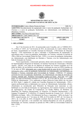 Parecer CNE/CES nº 32/2013, aprovado em 31 de janeiro de 2013