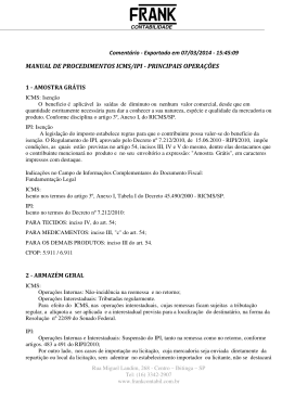 manual das principais opera&ccedil;&otilde;es de emiss&atilde;o nota fiscal