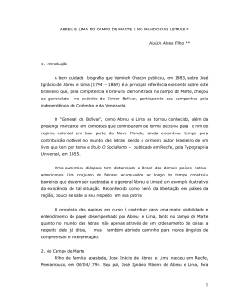 Abreu e Lima: no campo de Marte e no mundo das