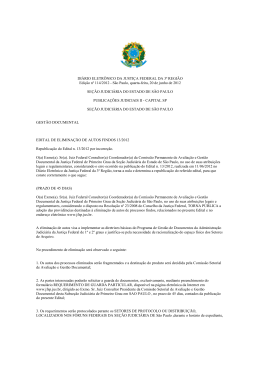 EDITAL n&ordm; 013 -PUBLICADO EM 20/06/2012