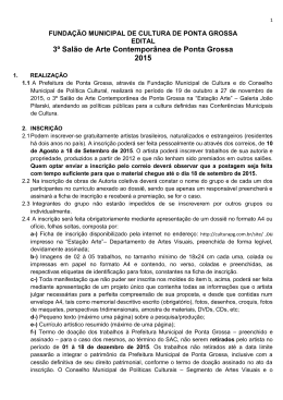 3º Salão de Arte Contemporânea de Ponta Grossa