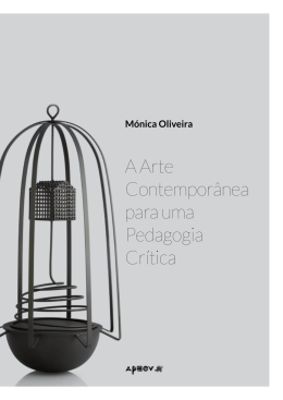 A Arte Contempor&acirc;nea para uma Pedagogia Cr&iacute;tica