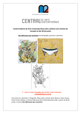 Central Galeria de Arte Contemporânea abre coletiva com artistas