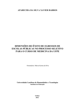 Aparecida Xavier - disserta&ccedil;&atilde;o