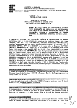 Termo Aditivo 03/2015