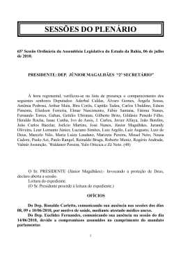 Textos - Assembléia Legislativa da Bahia