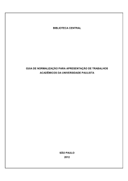 Guia de Normaliza&ccedil;&atilde;o - Faculdade Curitibana