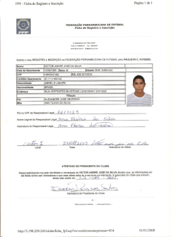 FPF - Ficha de Registro e Inscri&ccedil;&atilde;o P&aacute;gina 1 de 1