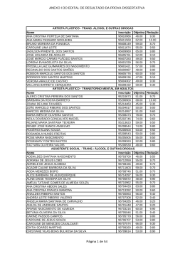 ANEXO I DO EDITAL DE RESULTADO DA PROVA
