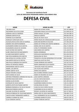 DEFESA CIVIL - Prefeitura de Itabuna