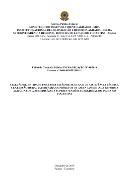 Servi&ccedil;o P&uacute;blico Federal MINIST&Eacute;RIO DO