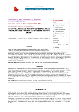 Food Science and Technology (Campinas) - Alice