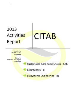 2013 Activities Report