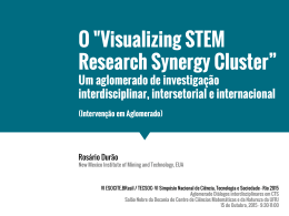O "Visualizing STEM Research Synergy Cluster”