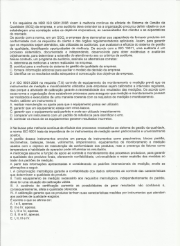 Atividade Spim - Qualidade UNISO