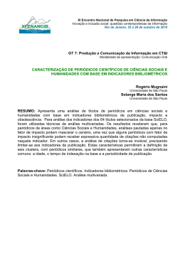 aos das ci&ecirc;ncias