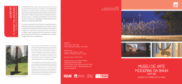 Folder Institucional Museu de Arte Moderna &ndash; MAM