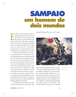 artigos - Sampaio Um homem de dois mundos