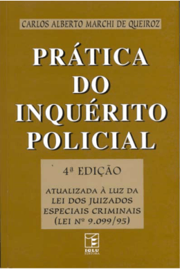 Direito - 00226 - Pr&aacute;tica do Inqu&eacute;rito Policial