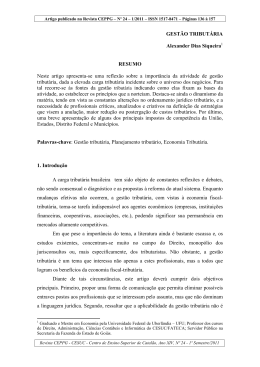 10. GEST&Atilde;O TRIBUT&Aacute;RIA