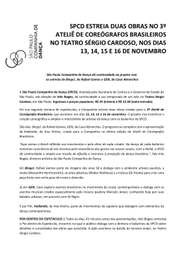 &iacute;ntegra em pdf SPCD estreia duas obras no 3 Ateli&ecirc; de Core&oacute;grafos