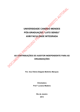 documento protegido pela lei de direito autoral