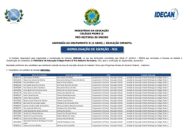 HOMOLOGA&Ccedil;&Atilde;O DE ISEN&Ccedil;&Atilde;O
