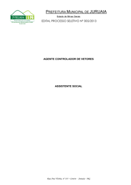 Edital Processo Seletivo
