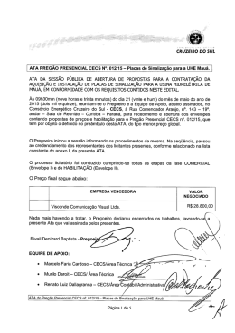 `Chá-mó iii:SV sui. - Consórcio Energético Cruzeiro do Sul