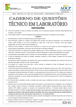 ED01 - T&Eacute;CNICO EM LABORAT&Oacute;RIO