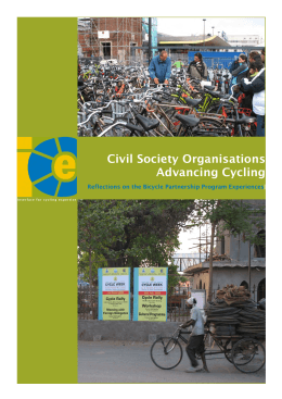 Civil Society Organisations Advancing Cycling