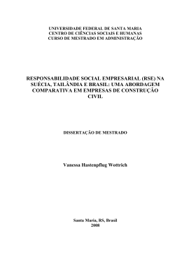 responsabilidade social empresarial (rse) na su&eacute;cia