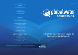 CARACTER&iacute;STICAS - Global Water Solutions