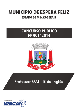 PROFESSOR MAI - B DE INGL&Ecirc;S