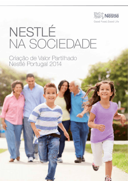 Relatório de Criação de Valor Partilhado Nestlé Portugal 2014